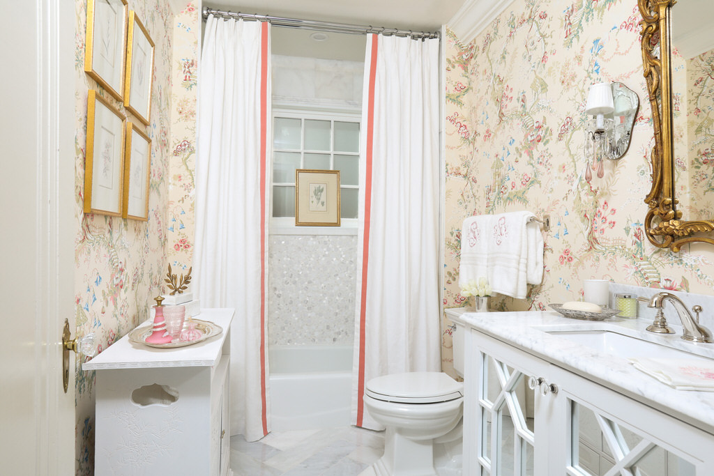 Chinoiserie Bathroom Renovation Interior Design Inspiration