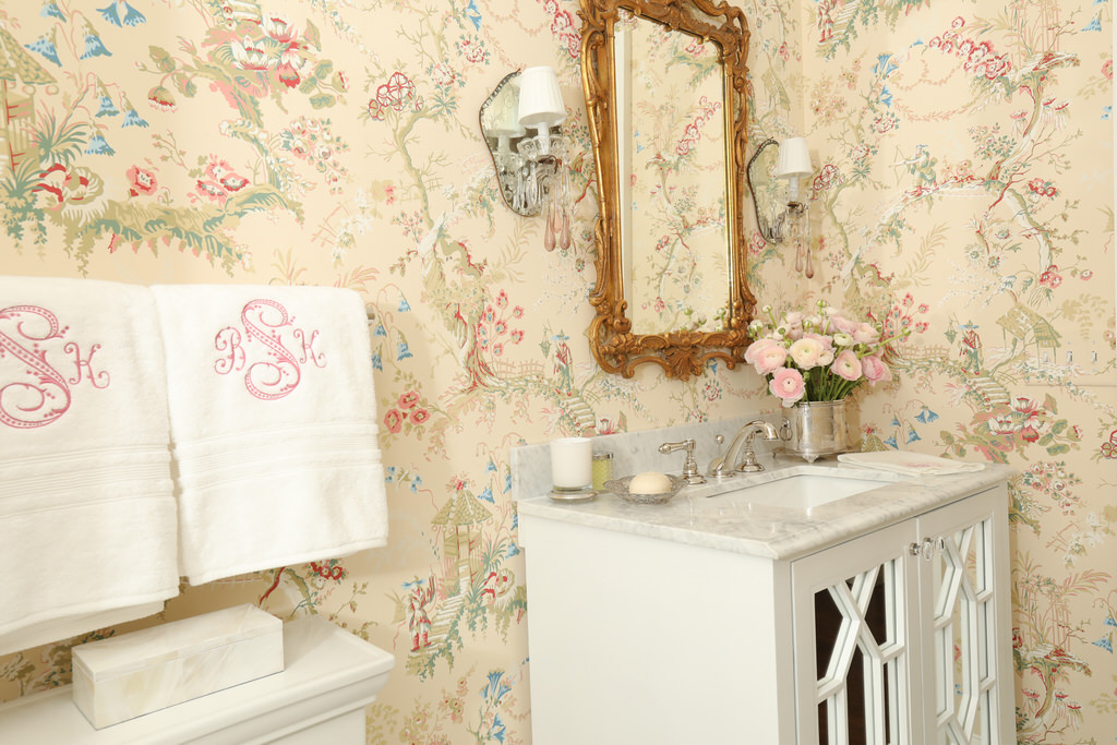 Chinoiserie Bathroom Renovation Interior Design Inspiration