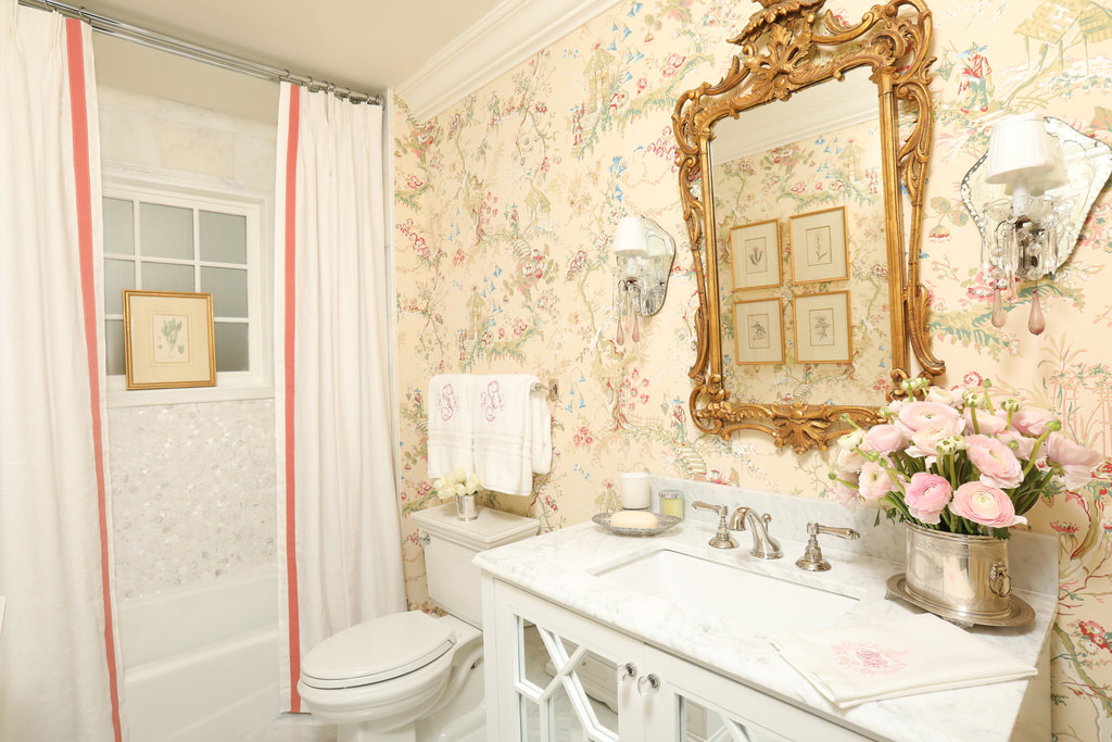 Chinoiserie Bathroom Renovation Interior Design Inspiration