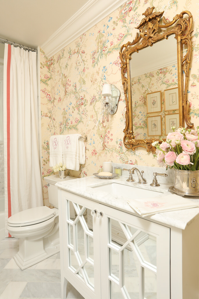 Chinoiserie Bathroom Renovation Interior Design Inspiration